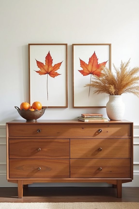 seasonal artwork for dresser