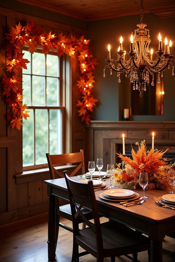seasonal dining room decor