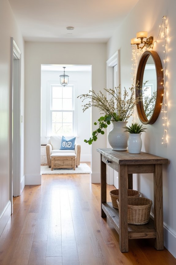 seasonal lighting for entryways