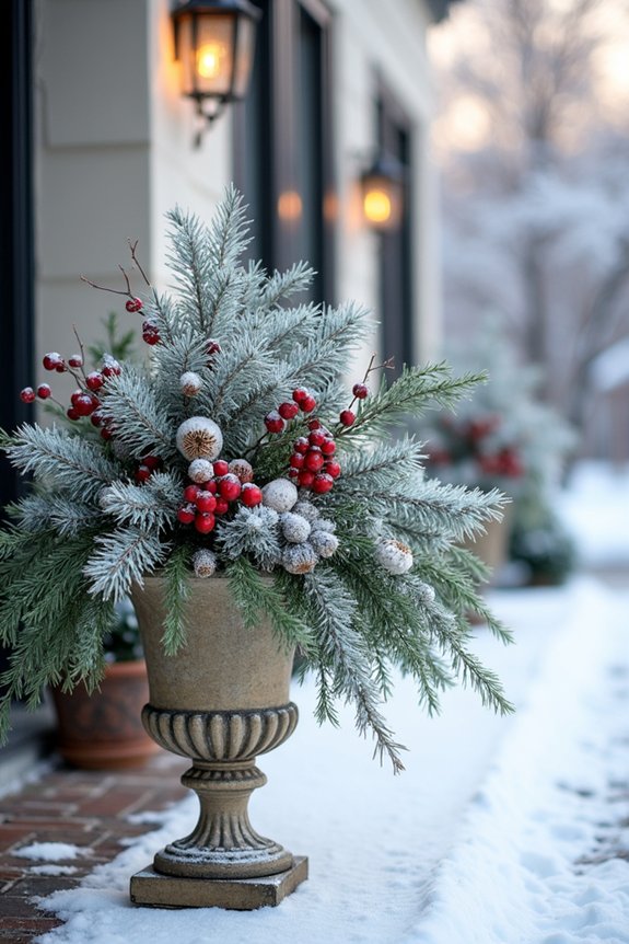 seasonal urns and container gardens