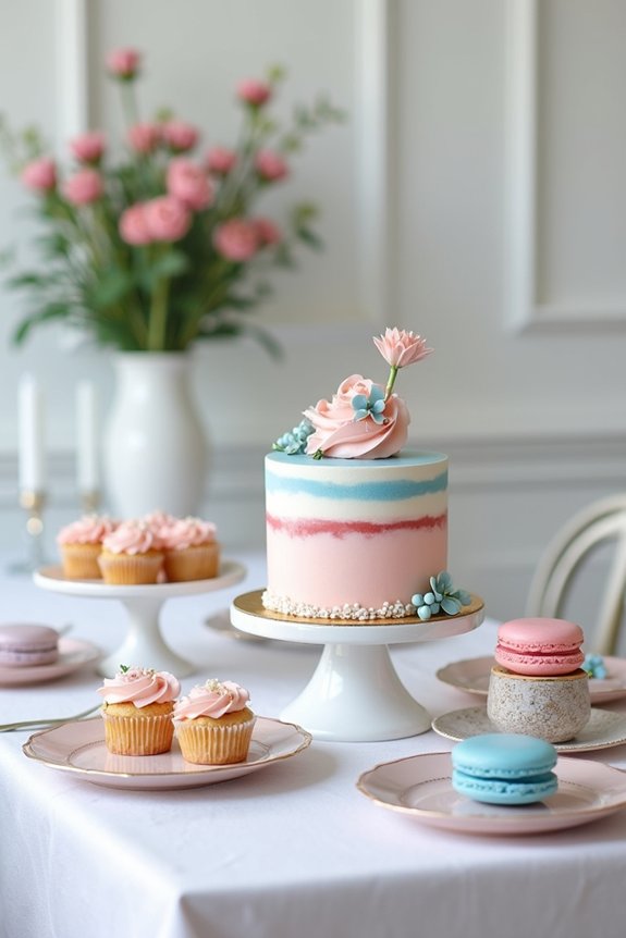 secondary dessert station setup