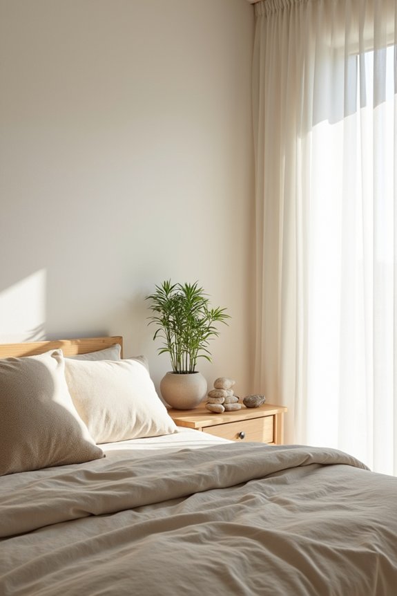 serene minimalist natural decor