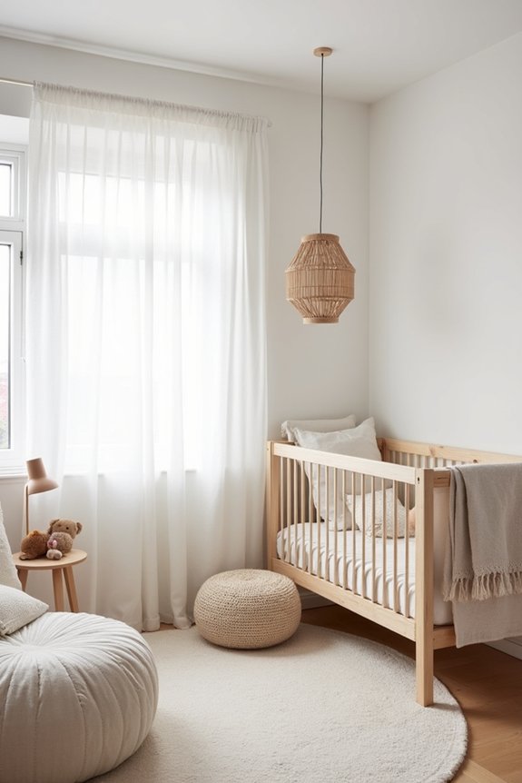 serene scandinavian nursery design