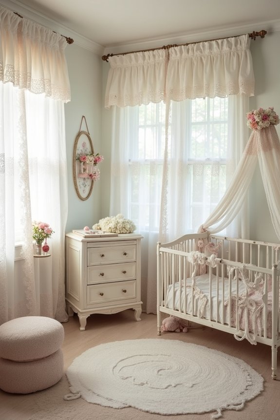 shabby chic nursery decor