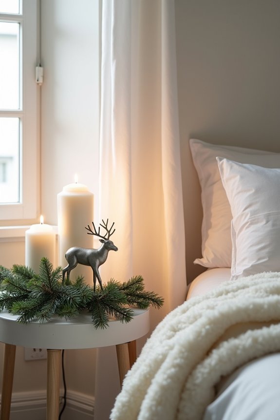 simple functional nightstand decor