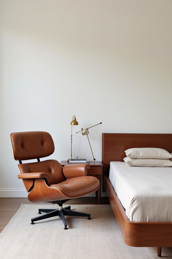 sleek mid century statement furniture