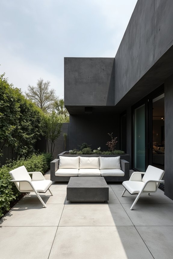 sleek simple outdoor elegance