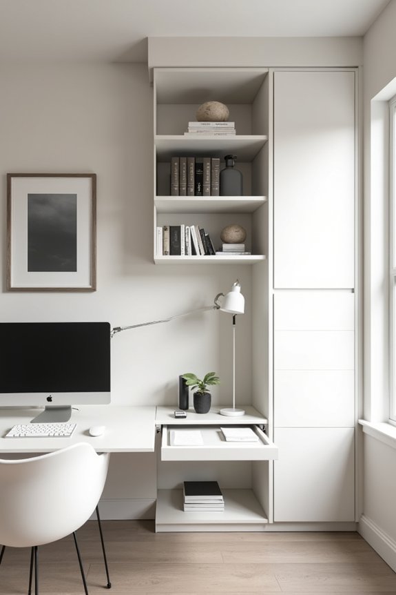 smart organized minimalist workspace