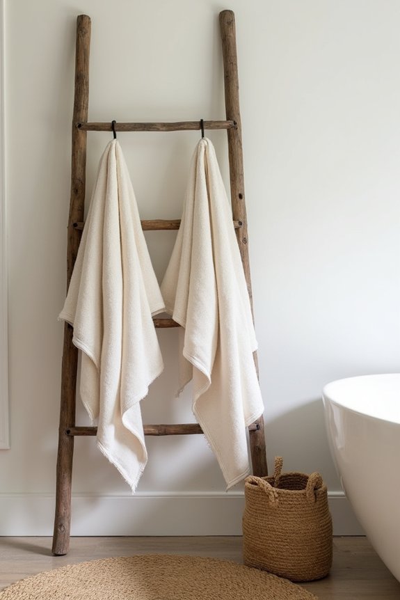 soft linens and rugs