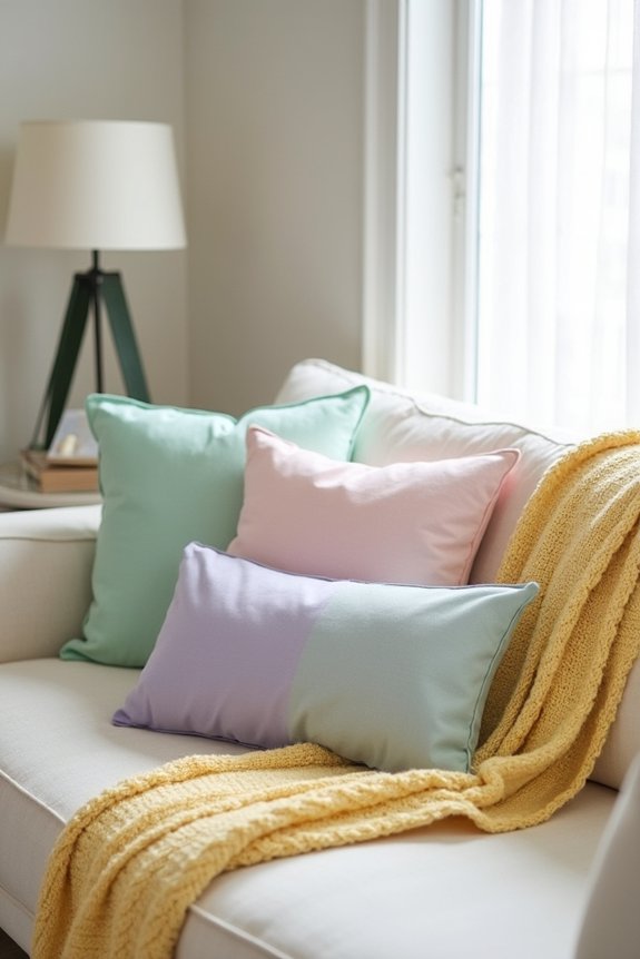 soft pastel home decor