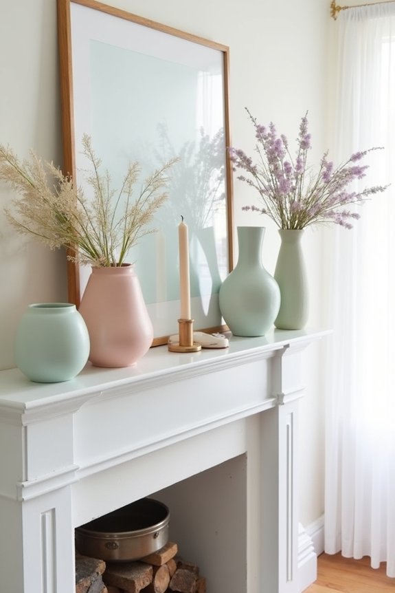 soft pastel spring decor