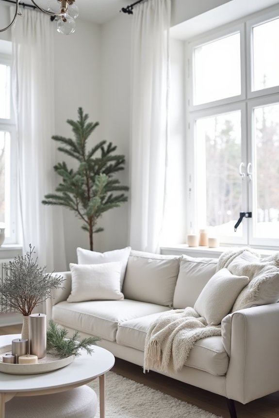 sophisticated holiday decor restraint