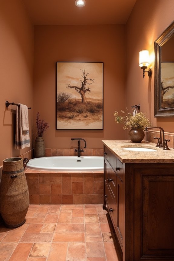 southwestern bathroom decor ideas