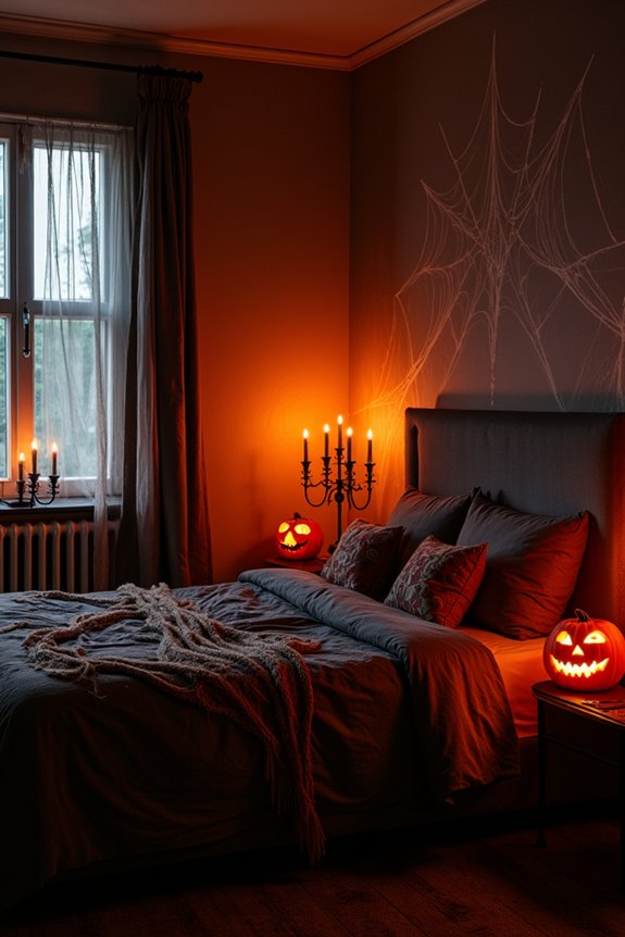 spooky bedroom lighting tips