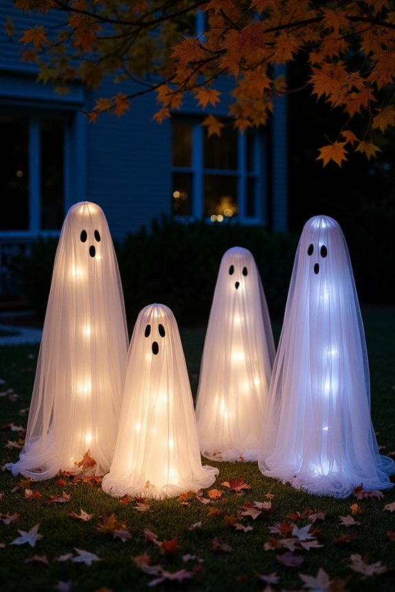 spooky glowing ghost decoration