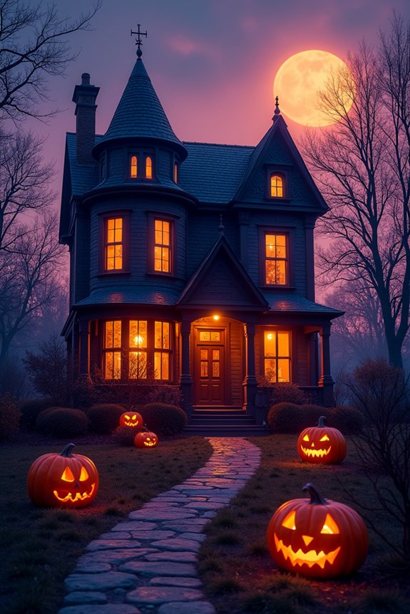 spooky halloween lighting ideas