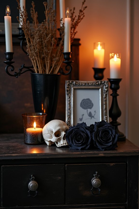 spooky nightstand decor ideas