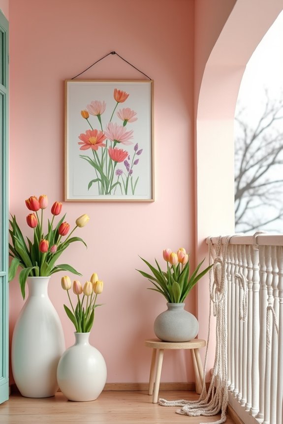 spring balcony wall decor