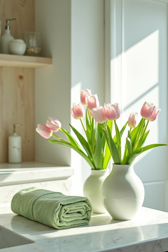 spring bathroom decor ideas