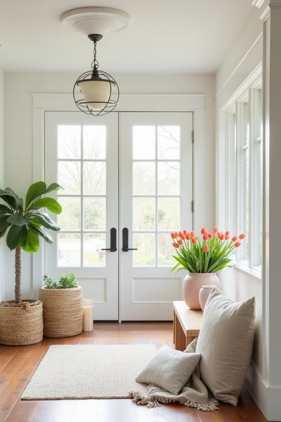 spring entryway decor ideas
