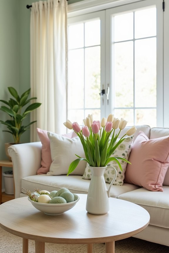 spring living room decor ideas