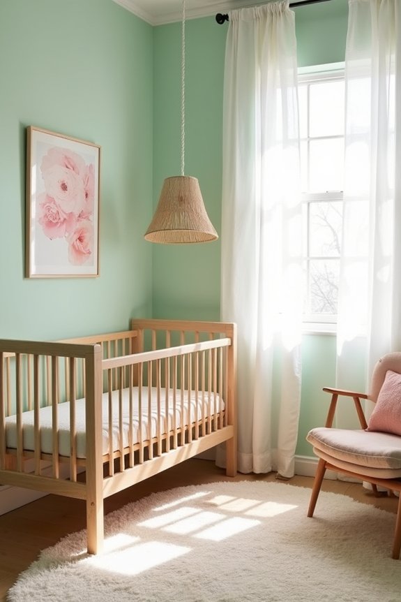 spring nursery color palette