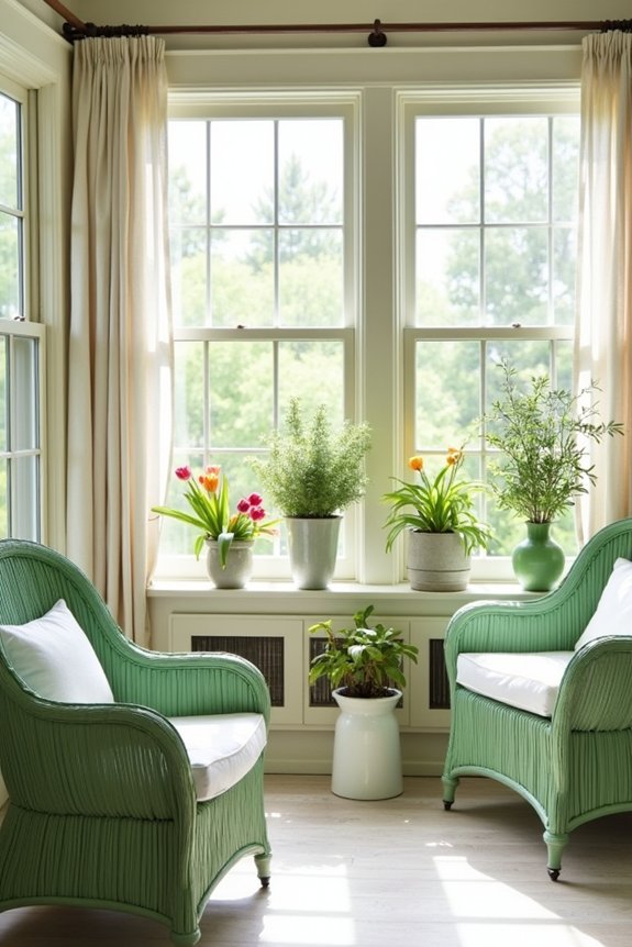 spring sunroom decor ideas