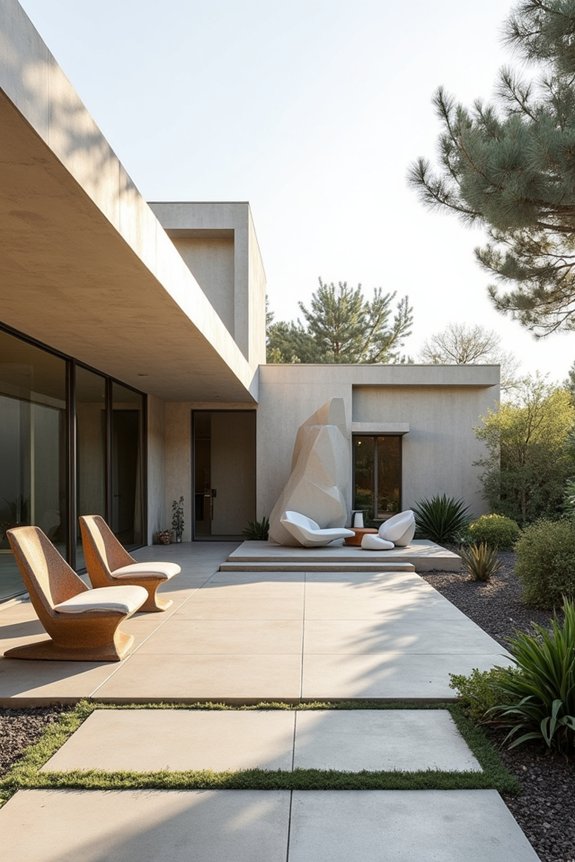statement pieces enhance patios