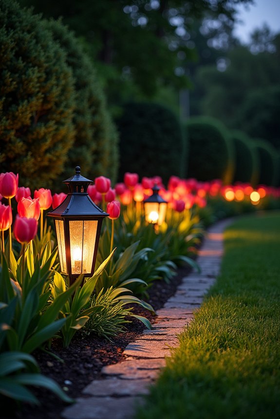 strategic ambient outdoor lighting