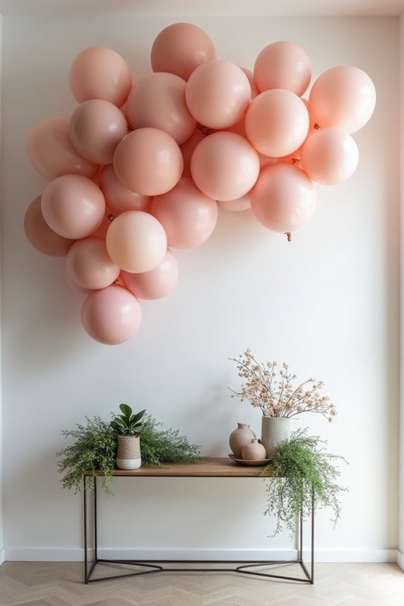 stunning balloon welcome display