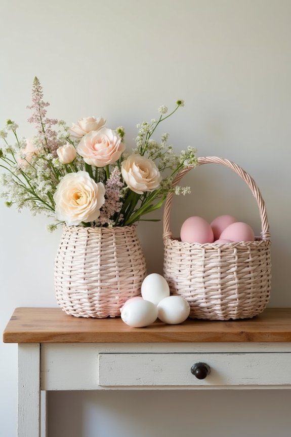 stylish decorative easter baskets