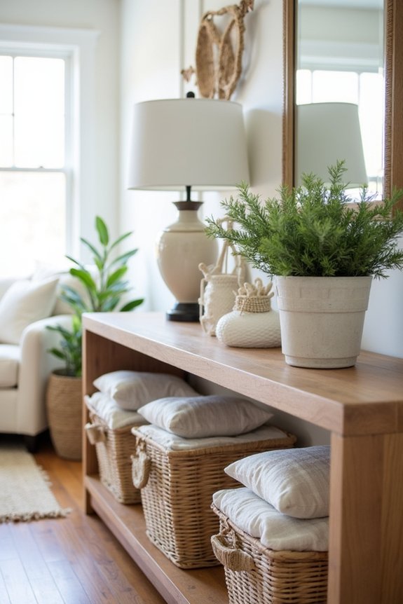 stylish functional woven storage