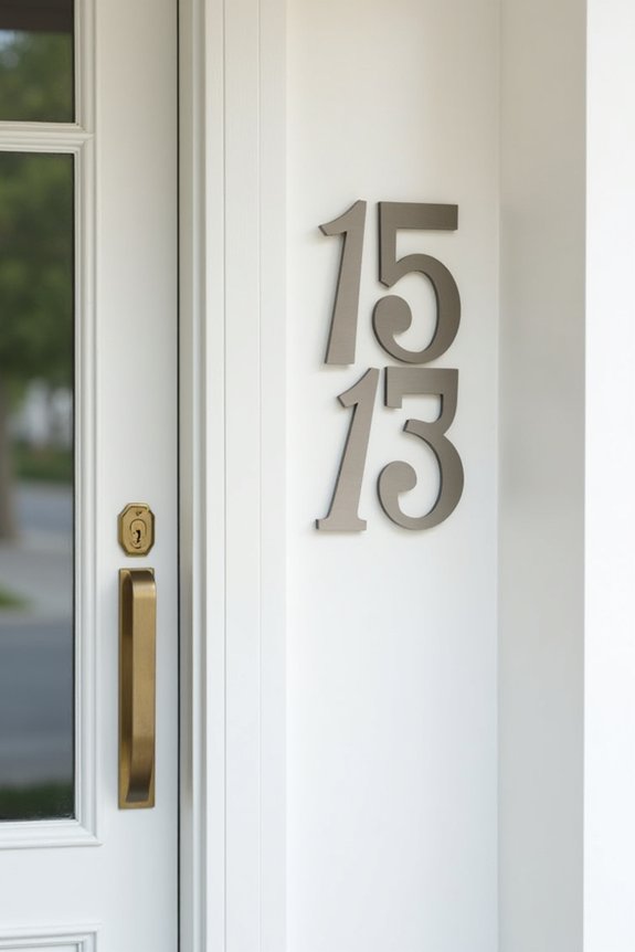 stylish house numbers matter