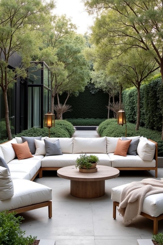 stylish outdoor space decor