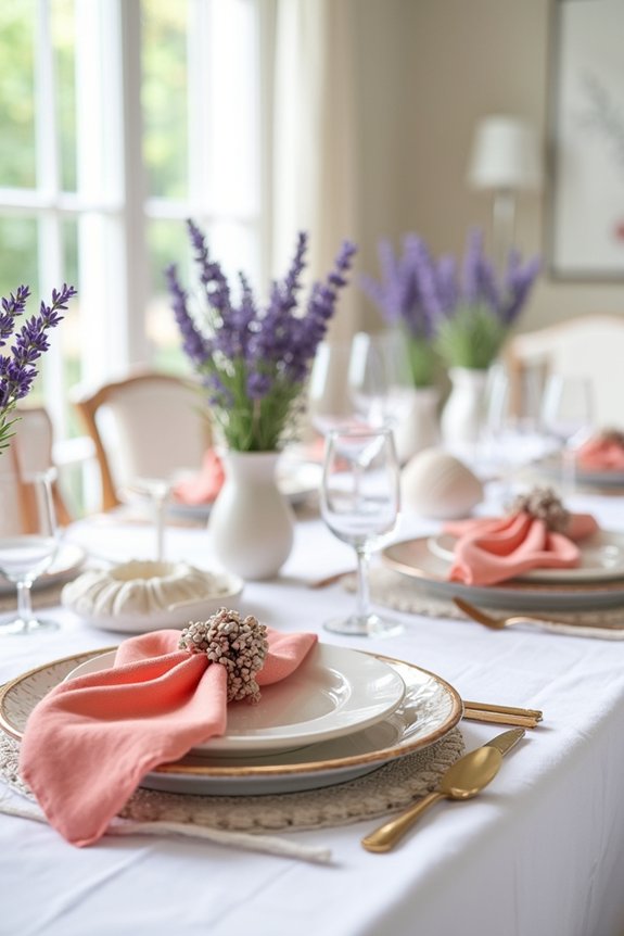 summer dining table decor