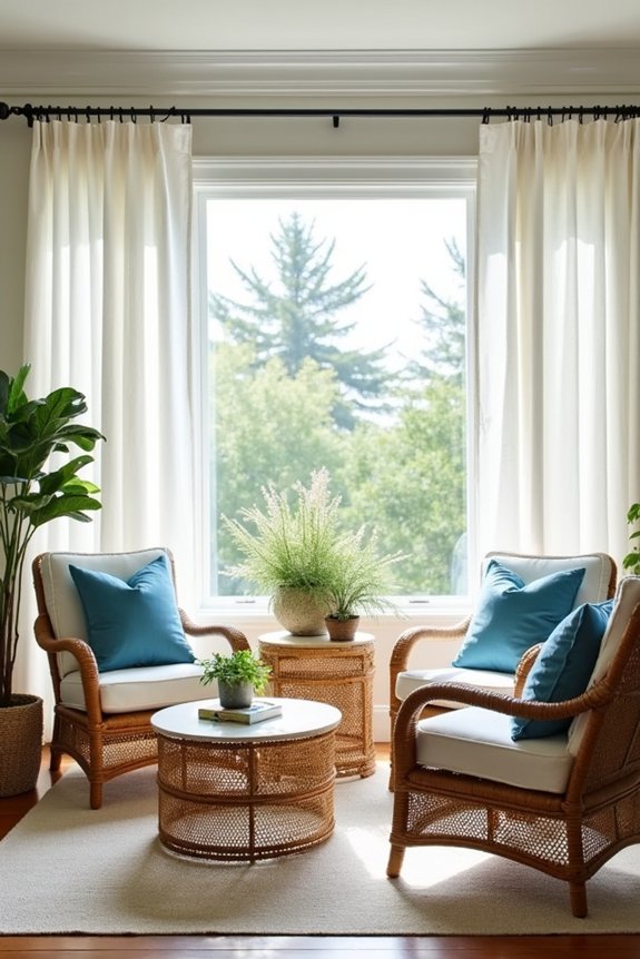summer family room decor
