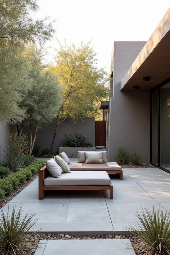 sustainable low maintenance patio materials