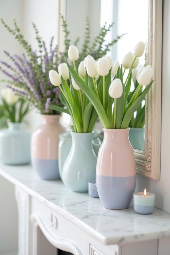 swap candles for spring