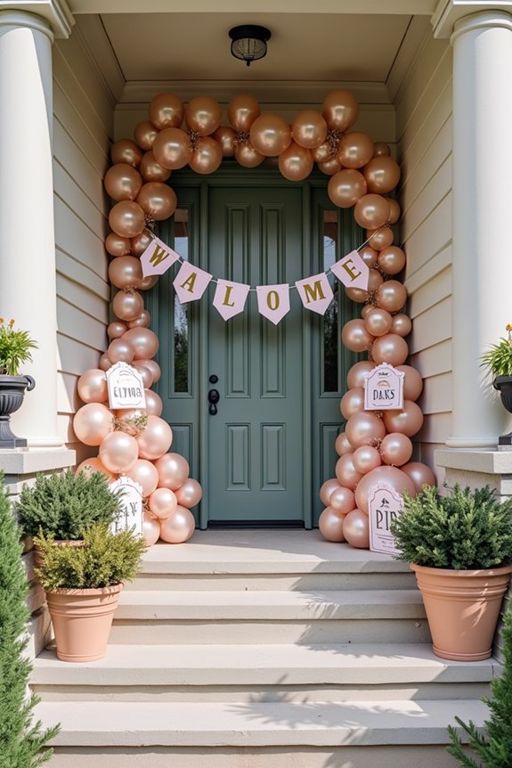 tailored signage enhances celebration