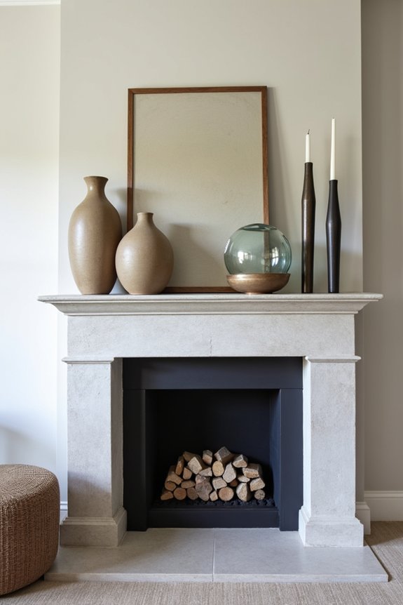 texture layering for mantels