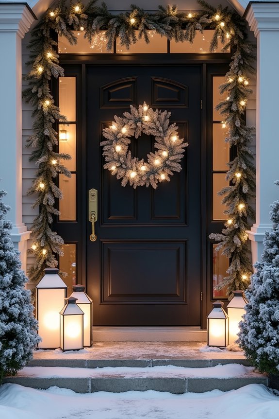 textured inviting front door