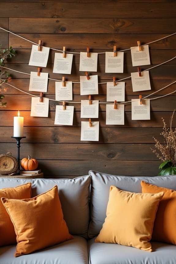 thankful wall decor ideas