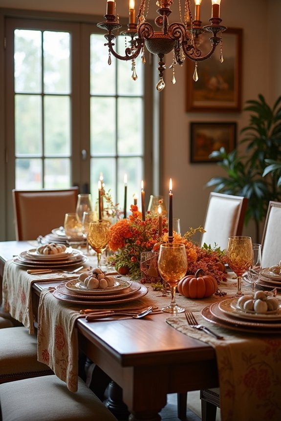 thanksgiving dining room transformation