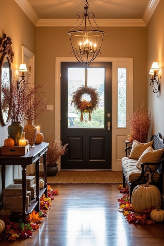 thanksgiving entryway decoration ideas