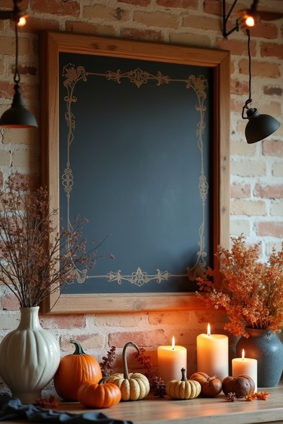 thanksgiving menu countdown board