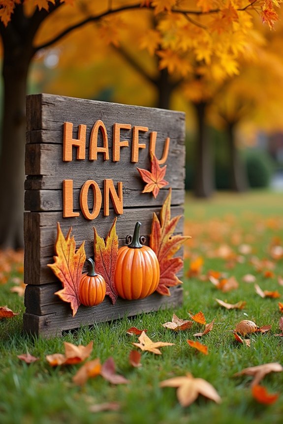 thanksgiving yard signs gratitude