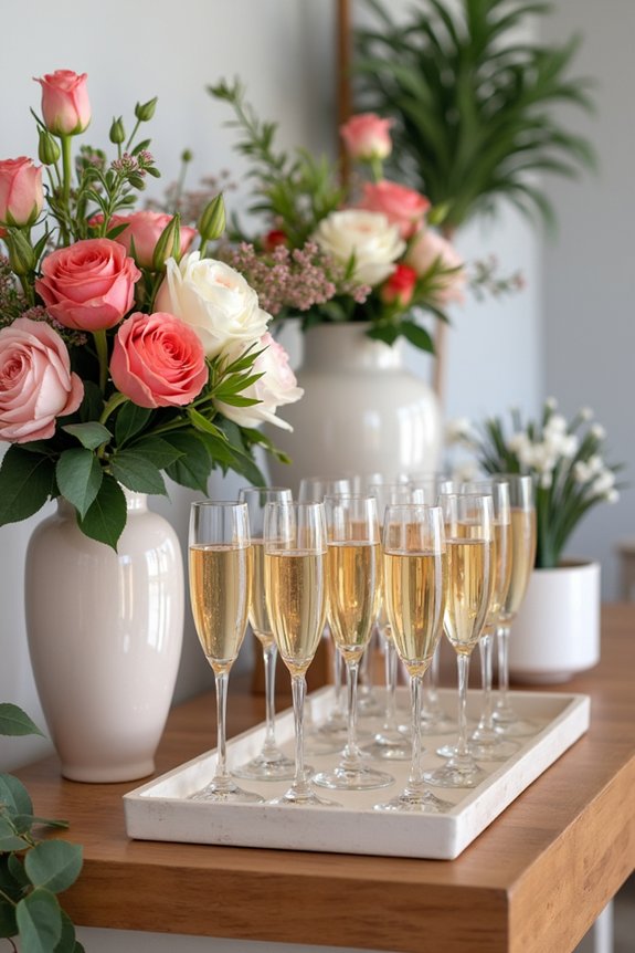 themed beverage station setup