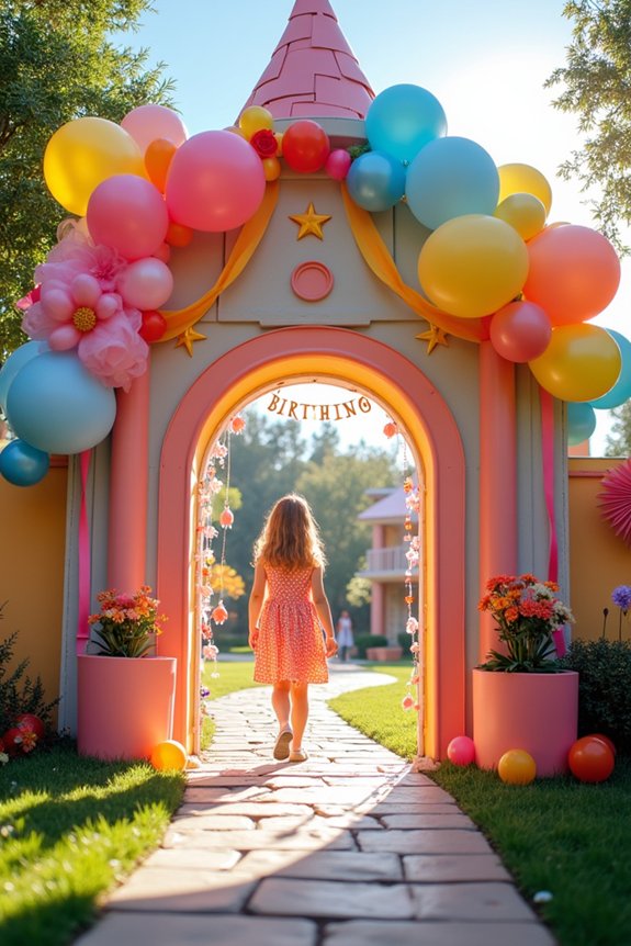 themed party entry portals
