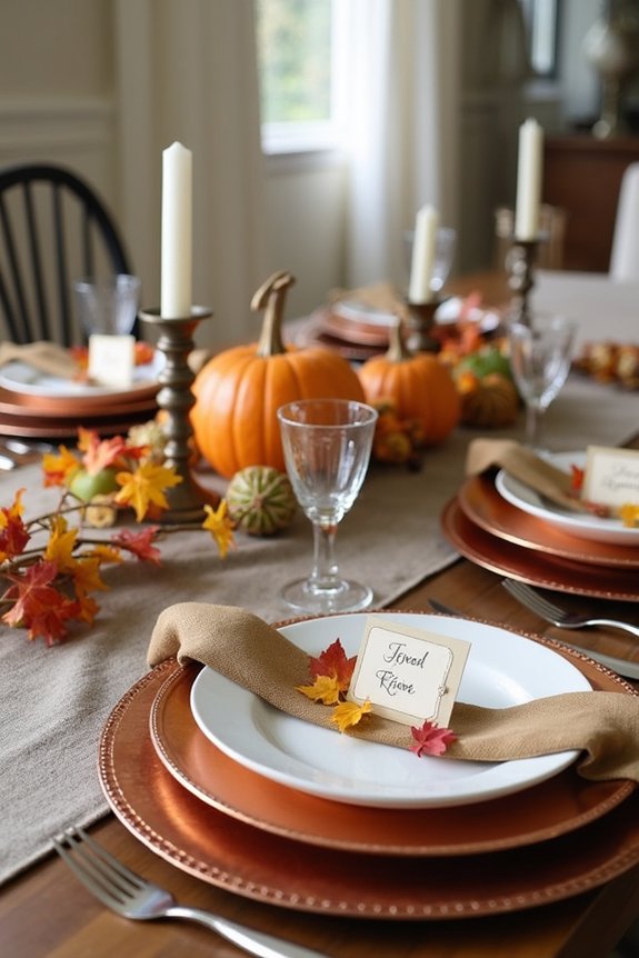 thoughtful thanksgiving table decor