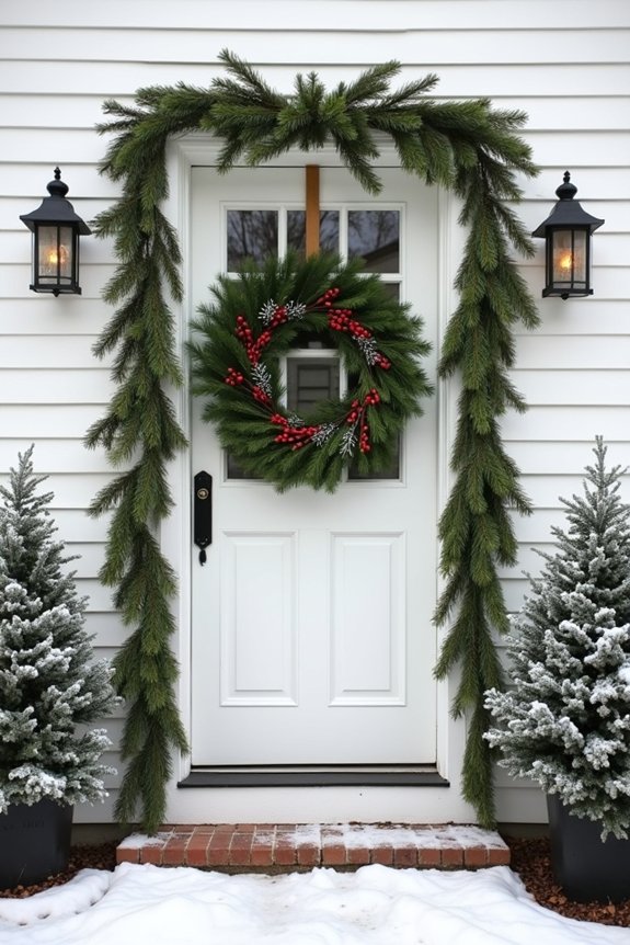 timeless evergreen holiday decor